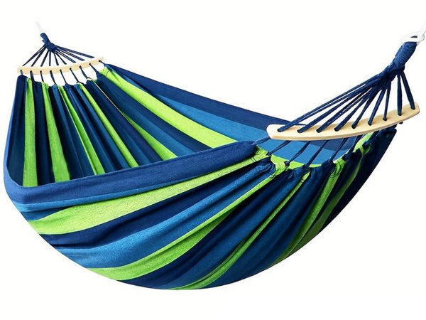 Brazilianisches zweibett-hammak mit kissen xxl large 200kg 260x150 bezug
