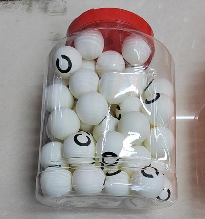 МЯЧИКИ 60 ШТ БЕЛЫЕ (24)