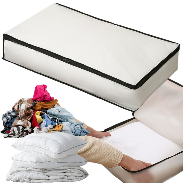 Organisateur de literie poubelle de vêtements housse de couverture housse à fermeture éclair xxl