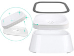 Floating water bowl for dog and cat 1l non-splashing slow drinker