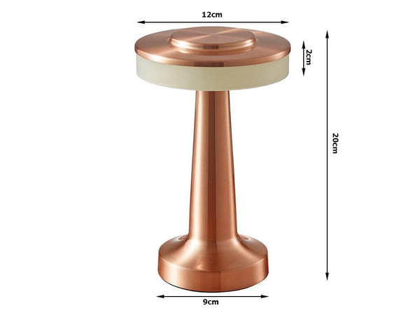 Night light table touch lamp 3 step bedroom lamp wireless