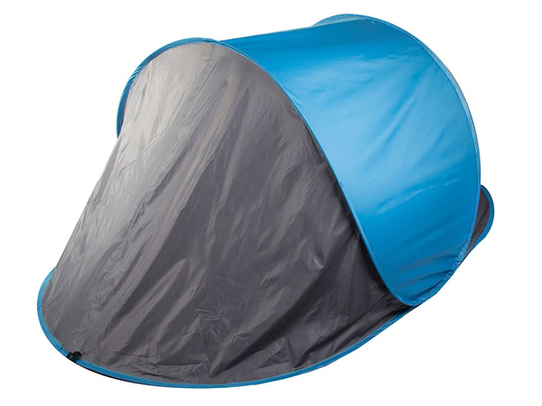 Strandzelt pop-up uv versiegelbar selbst faltbar blau gross