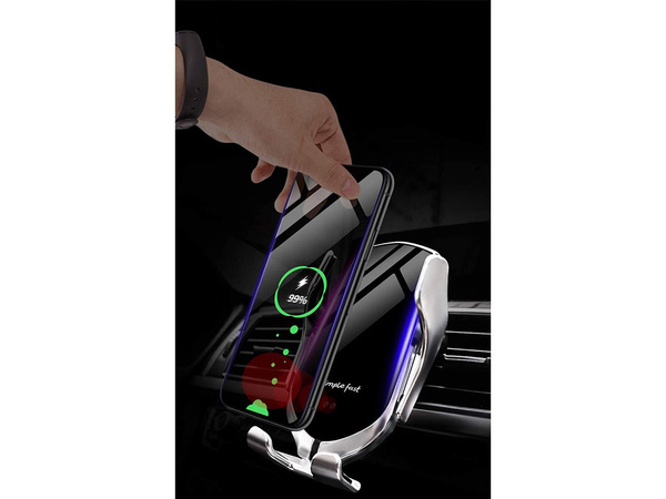 Car holder phone charger indicator