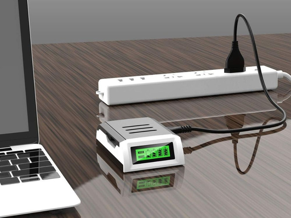 Fast battery charger für aa und aaa finger batterien automatisch