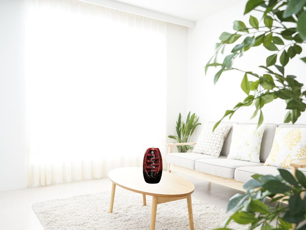 Chimenea de cerámica perfumada cascada incienso aromaterapia + 10 mechas