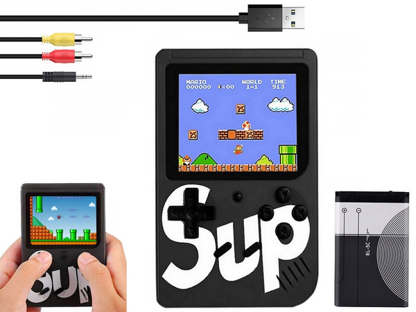 Retro mini console portable 400 jeux 3.0 tv game box jeux télécommande pad