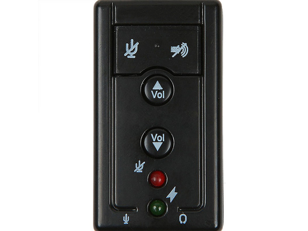 Soundcard usb 7.1 microphone headphone jack
