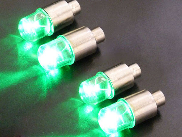 Luminous valves colours with light sensor