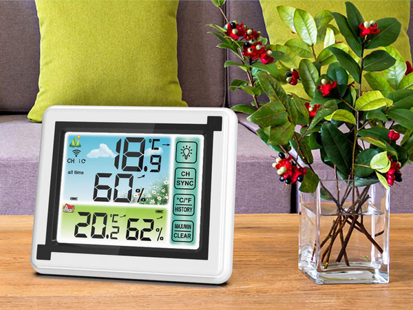 Wireless weather station hygrometer