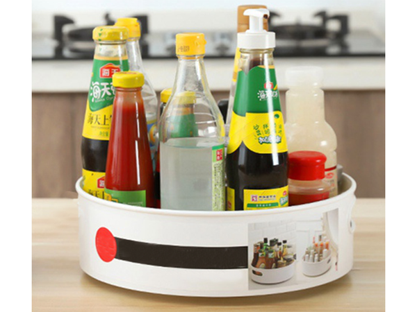 Vrtljivi kuhinjski organizator posoda za začimbe