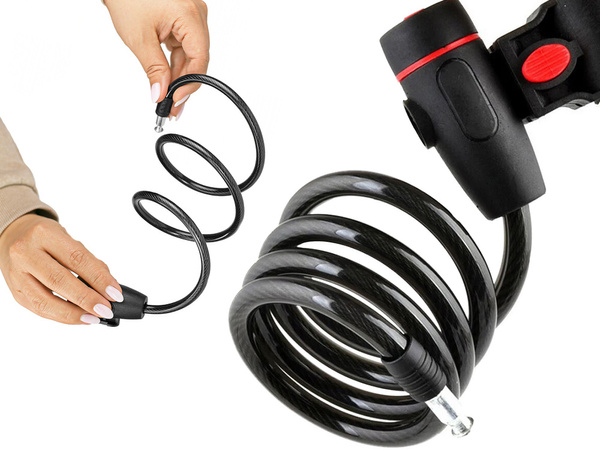 Bicycle lock bicycle lock key security strong cable