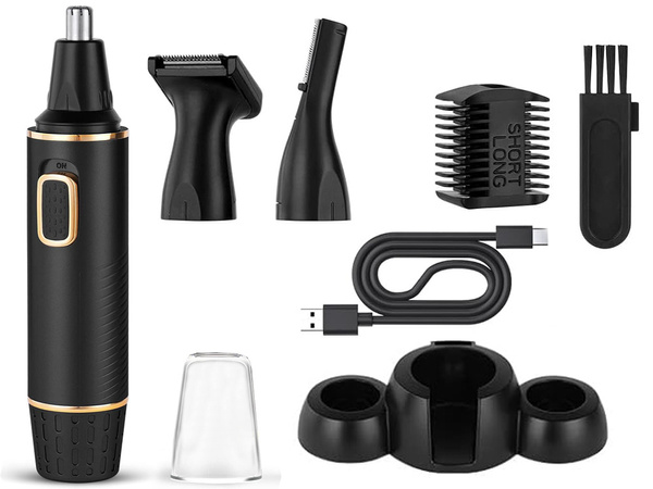 Ureche nas trimmer păr remover sprânceană aparat de ras 3in1 condus