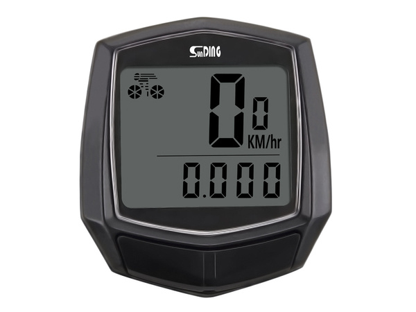 Vodotesný tachometer na bicykli s lcd displejom