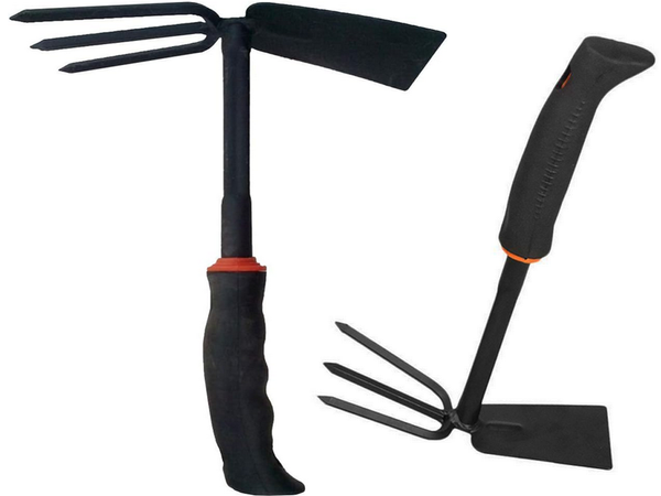 Garden hoe two-sided shovel claw rake hand digger for plants
