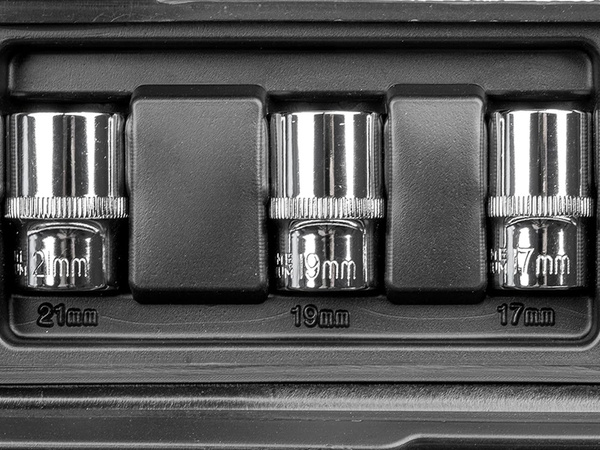 Synamometrická sada s kazetou 3 zásuvky 17/19/21 1/2 40nm - 210 nm