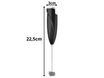 Electric milk and coffee frothing device hand-held mini mixer kitchen whisk