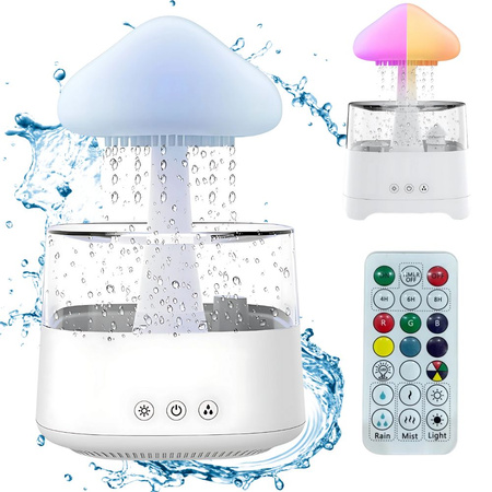 Zvlhčovač vzduchu difúzor aromaterapia viedol svetlo rgb diaľkové ovládanie usb