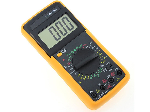 Digitales multimeter strommessgerät dt9205a lcd cyfra