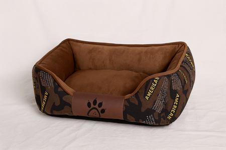 LIT POUR ANIMAUX CAMOUFLAGE L MARRON (25)