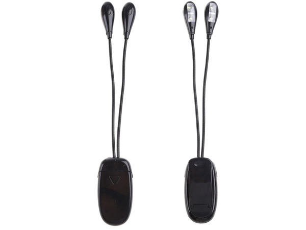 Clip a condus lampa de birou școală flexibil de lectură dublu clip