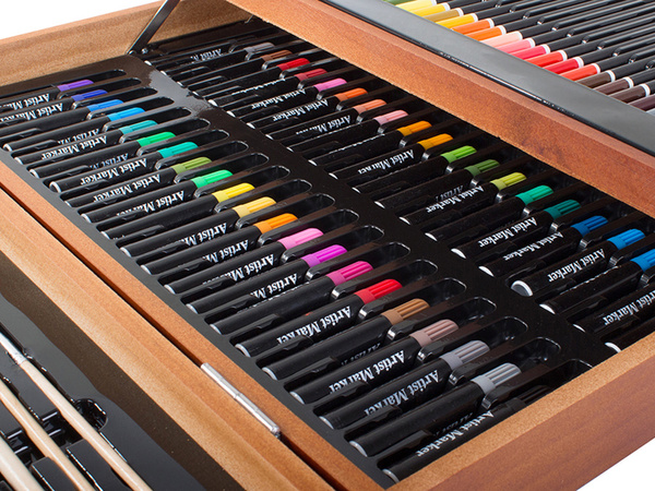 Set artă pictură caz lemn 174