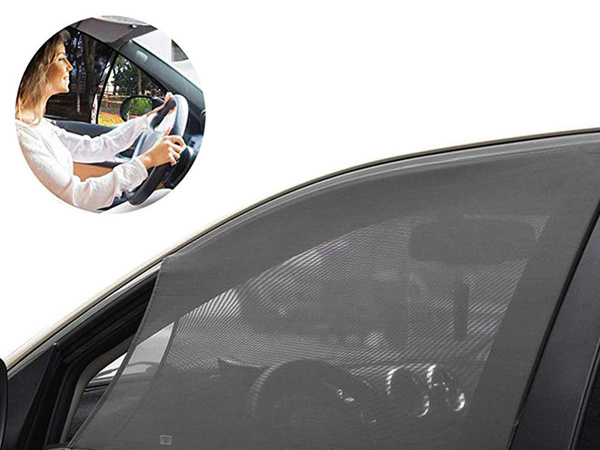Heckscheibe moskitonetz für auto schwarz 2pcs