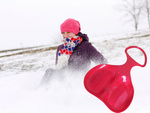 Plastic sled apple slide snow slide large