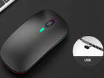 Slim 2,4 ghz bluetooth control optical mouse pro pc laptops
