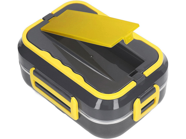 Electric lunchbox heated container for work truck lunches