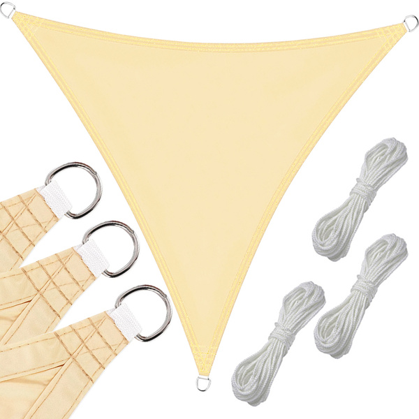 Vodotesný záhradný slnečník 3x3x3m trojuholník