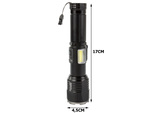 Тактический фонарь bailong cree cob led xhp160 power