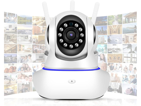 Caméra ip wifi électronique nanny orientable audio intérieur détecteur de mouvement