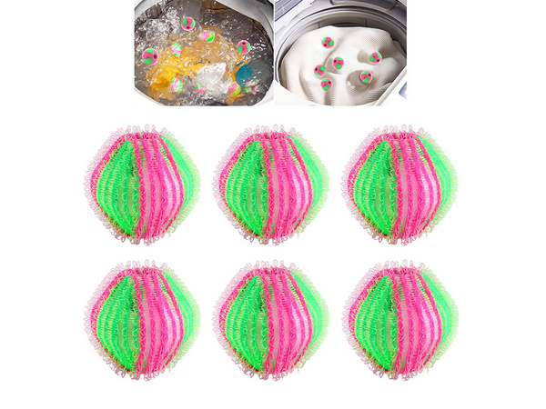 Guličky proti žmolkovaniu bielizne 6 kusov guličiek na pranie