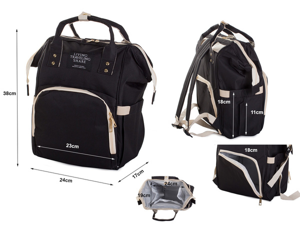 Rucksack-thermo-kinderwagentaschen-organizer für mütter