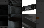 Car seat backrest organiser with pockets