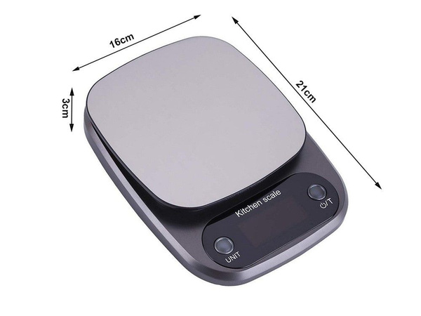 Electronic kitchen weights lcd household accurate precision up to 3 kg 0,1 g