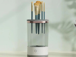 Lavador soporte para limpiar, lavar y secar pinceles y esponjas cosméticas usb