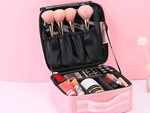 Vanity case cosmetics bag travel organiser casket suitcase bag
