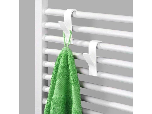 2x bathroom hanging hook for radiator and bathroom heater