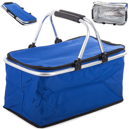 Thermal picnic basket shopping basket