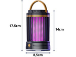 Szúnyogriasztó uv led újratölthető függő rovar lámpa 2 üzemmóddal, fénnyel