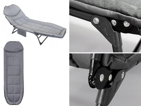 Folding travel bed recliner mattress lightweight portable field bed