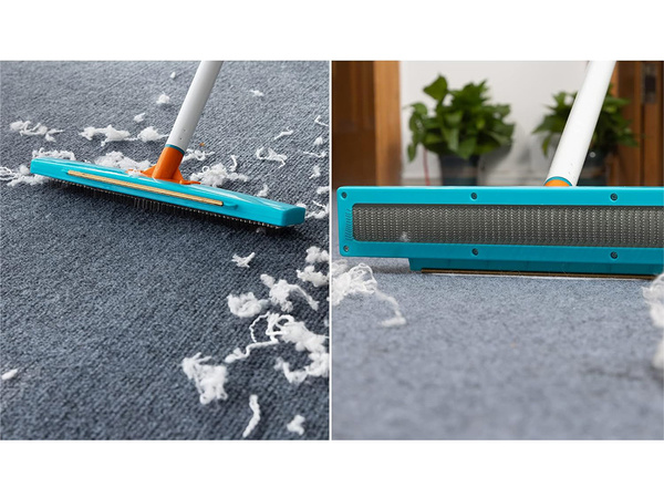 Kefa na odstraňovanie psích chlpov z kobercov