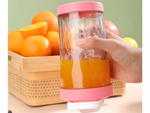 Přenosný bezdrátový USB mixér na smoothie, drtič ledu, růžový