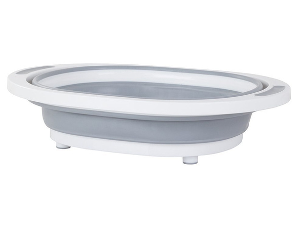 Silikona saliekamais trauks ar izlietni izlietnes dēlis