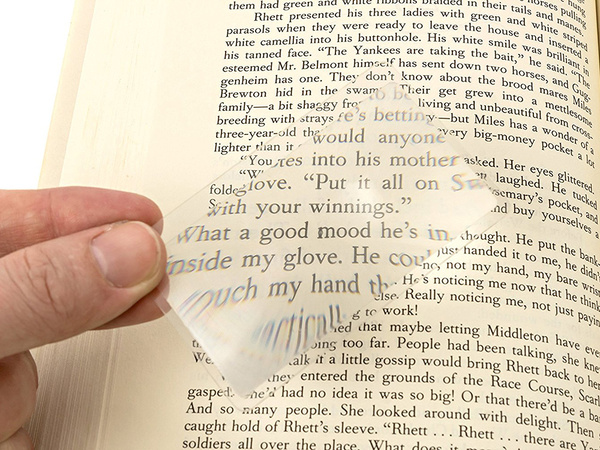 Lupa visit fresnel card 85x55mm