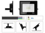 Proyector halógeno foco led 20w 6000k exterior impermeable ip66