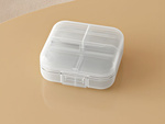 Medicine container tablet organiser capsules 7 compartments travel box