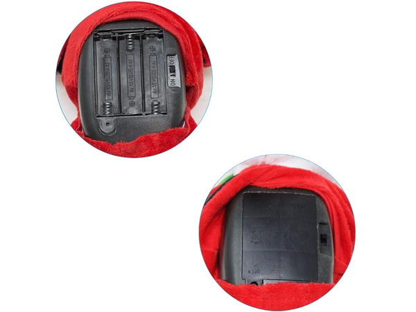 Saint dansant et chantant saint 30cm décoration de fenêtre ventouses