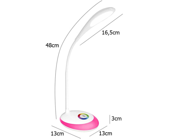 Lampă de birou led rgb 256 culori